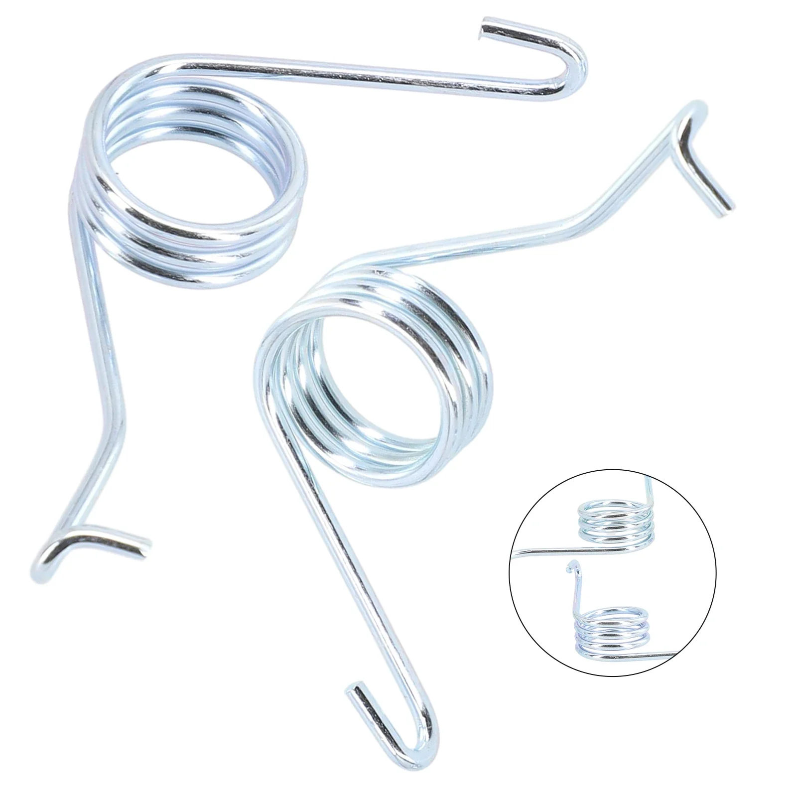 Handbrake Return Spring 1Pair Car Handbrake Return Springs Rear Parking Brake Lever Caliper Stainless Steel For Golf For Bora Sharan Transporter