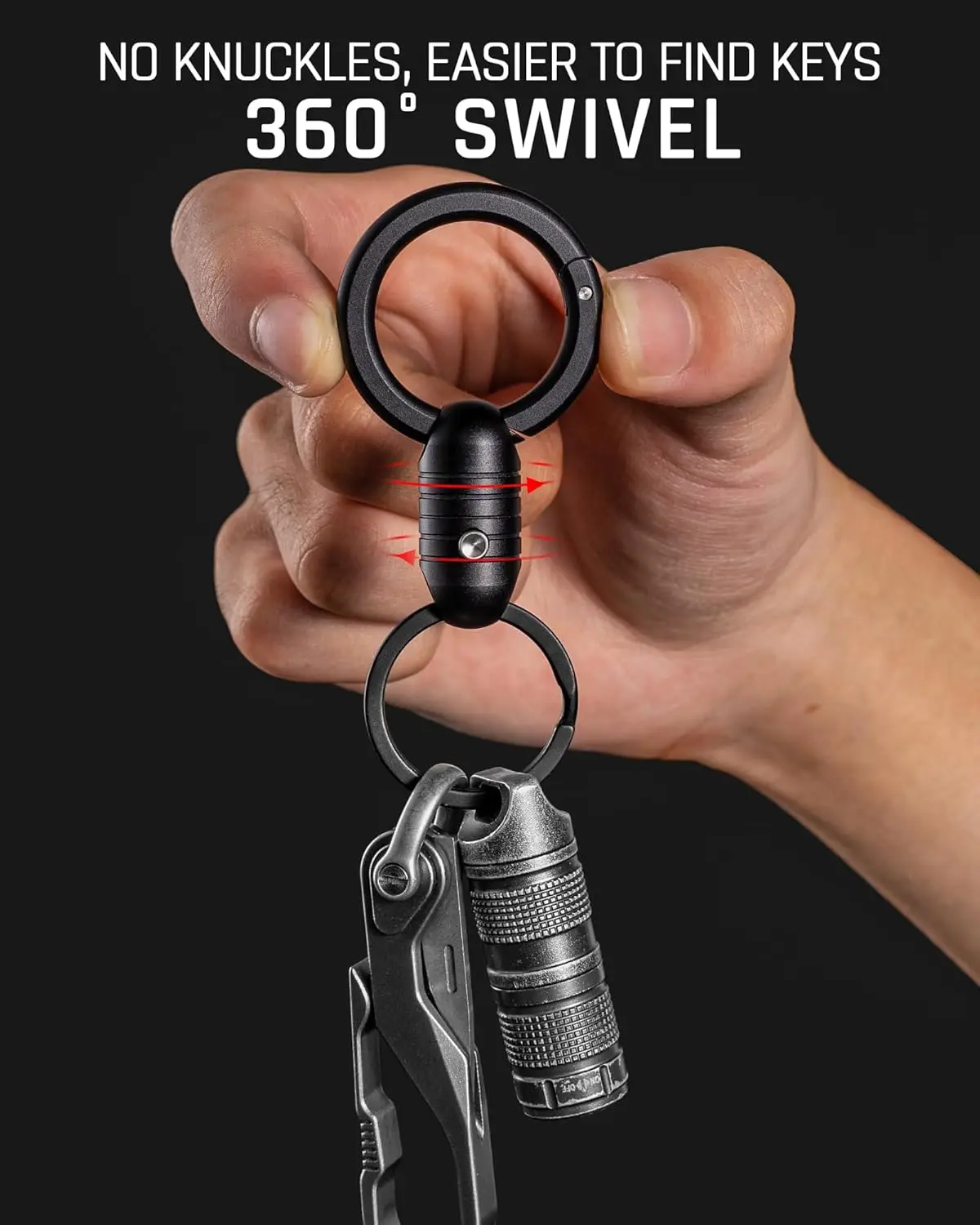 Crocs Keychain TISUR Magnetic Quick Release Keychain Clip, Small