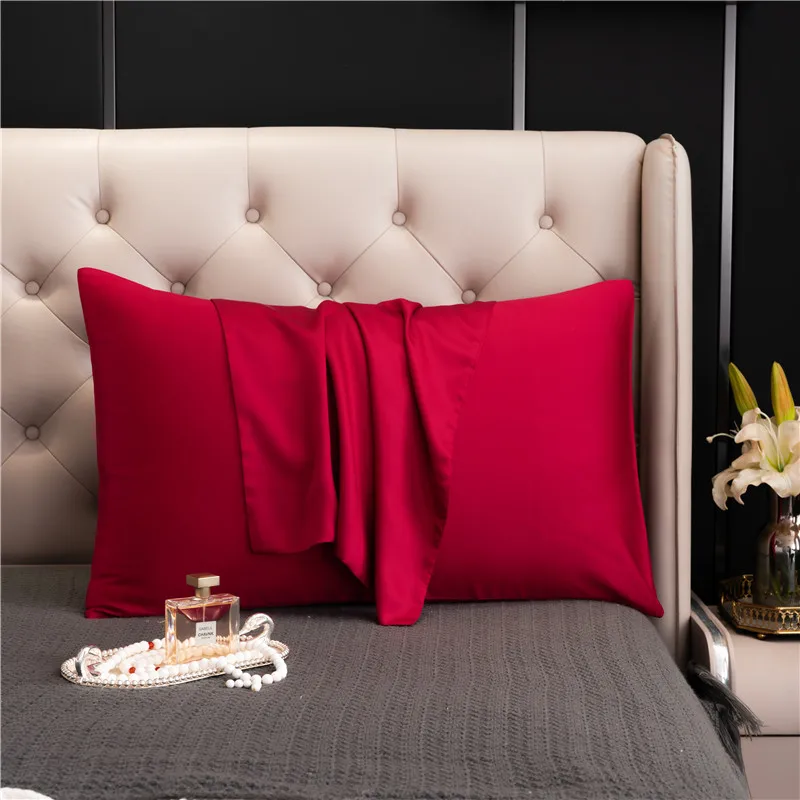 Luxurious Natural Silk Pillowcase - Ultra-Soft Solid Color Bedding Cover