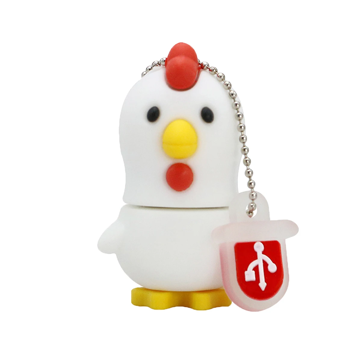 Memoria USB de 128 GB con forma de pingüino y animales de dibujos animados Memoria USB de 256 GB con forma de pato y gato negro Memoria USB de 32 GB con forma de pato y gato negro 64 GB