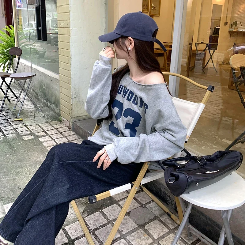 Korean Fashion New Women Tops T-shirts Simple Casual Letters
