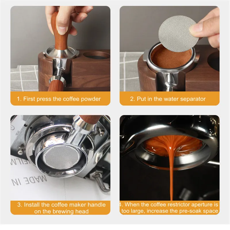 Enhanced Stainless Steel Coffee Puck Screen