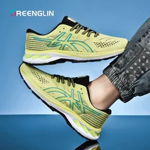 

GREENGLIN-P1690 Mesh Shoes Men Women High Quality Casual Shoes Male Outdoor Casual Sneakers Breathable Sports Running Shoes