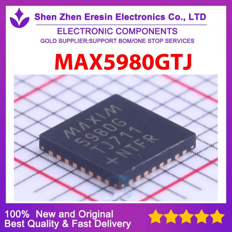 

Бесплатная доставка, 5 шт./лот MAX5980GTJ QFN32, новый и оригинальный