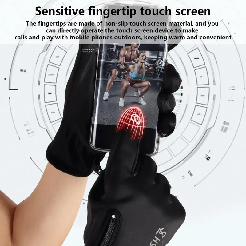 Heated Gloves Motorcycle Winter Moto Heated Gloves Warm Waterproof Rechargeable Heating Thermal Gloves For Snowmobile Hiking