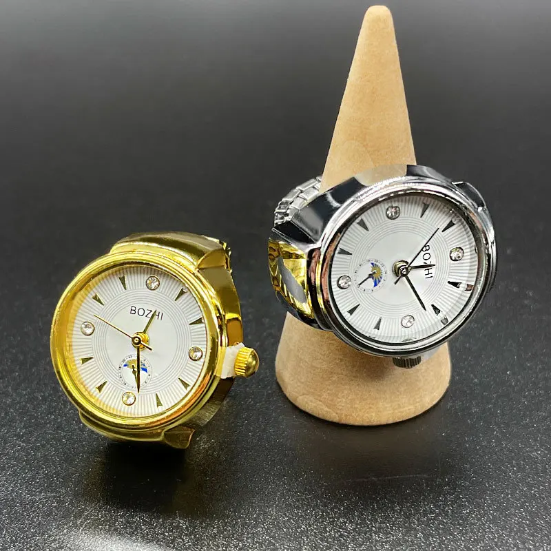 Steel Jewelry Rings Finger Watches Fashion Party Quartz Watches Unisex Couple Rings Jewelry Gift ring set,gold color rings,couples rings,stainless steel ring,finger ring,gold color ring,silver ring,adjustable rings,wedding rings,wedding ring,finger watch ring,jewelry accessories