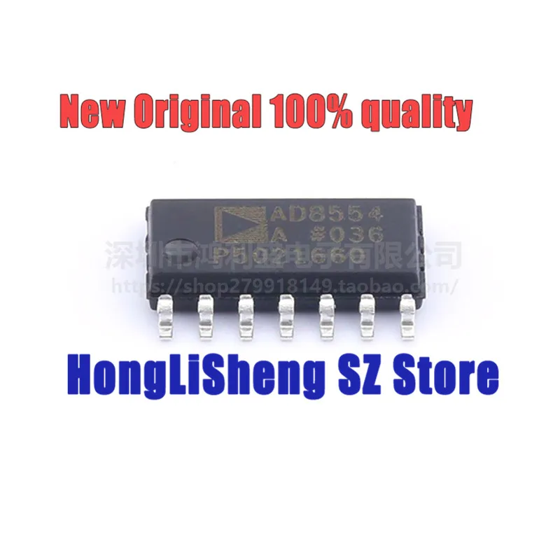

5 шт./партия, набор микросхем AD8554ARZ AD8554AR AD8554A AD8554 SOP14, 100% новые и оригинальные Фотообои