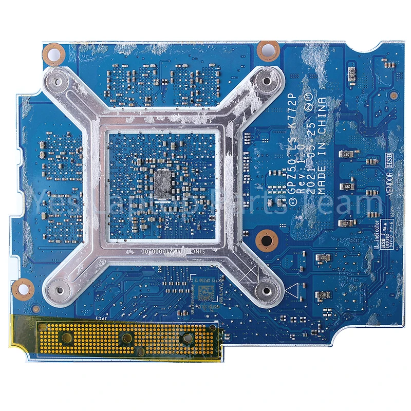 LS-K772P For HP ZBook Fury 15 G8 Laptop Motherboard RTX A2000 4GB