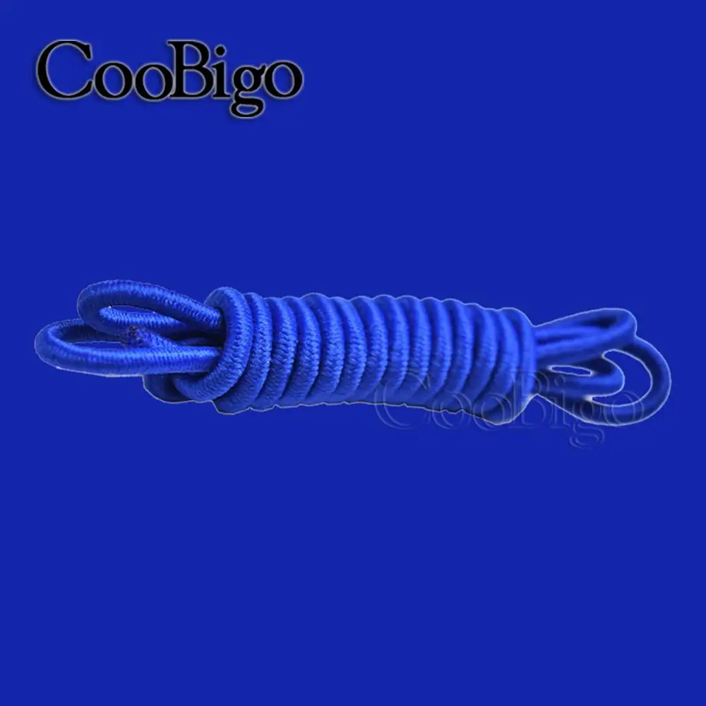 Durable Round Elastic Bungee Shock Cord - 5 Meters, Multi-Thickness