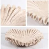 Marble Ruffle Bowl for Kitchen Counter and Living Room Travertine Scallop Bowl for Fruit Jewelry Decorative Tray for Home Decor 5