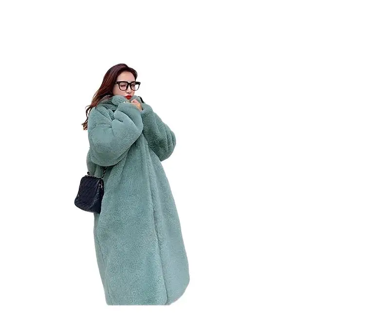 

2023 Women's Clothing Artificial Mink Hair Long Imitation Fur Winter New