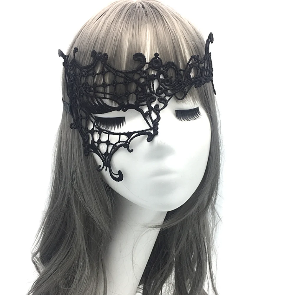 Elegant Black Lace Masquerade Mask Set for Couples - Perfect for Parties and Celebrations