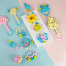 

Baby Toys Rattles Toys 0-12 Months Soft Infant Hand Grasp Bell Rattles Early Educational Musical Mobile Toys Teether For Newborn