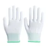 Anti Static ESD Safe Universal White Gardening Gloves Electronic Working Antiskid for Jewelry Finger Protective 4