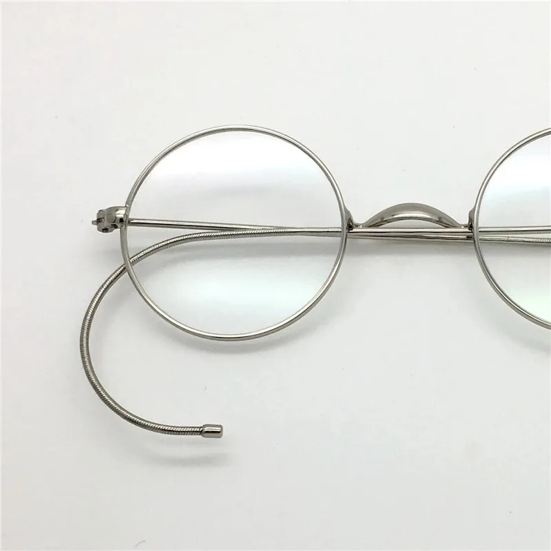 

Оправа для очков Zerosun Мужская круглая, винтажная маленькая, с диоптриями для ботаника по рецепту, 40/42/44/46/50/52 мм