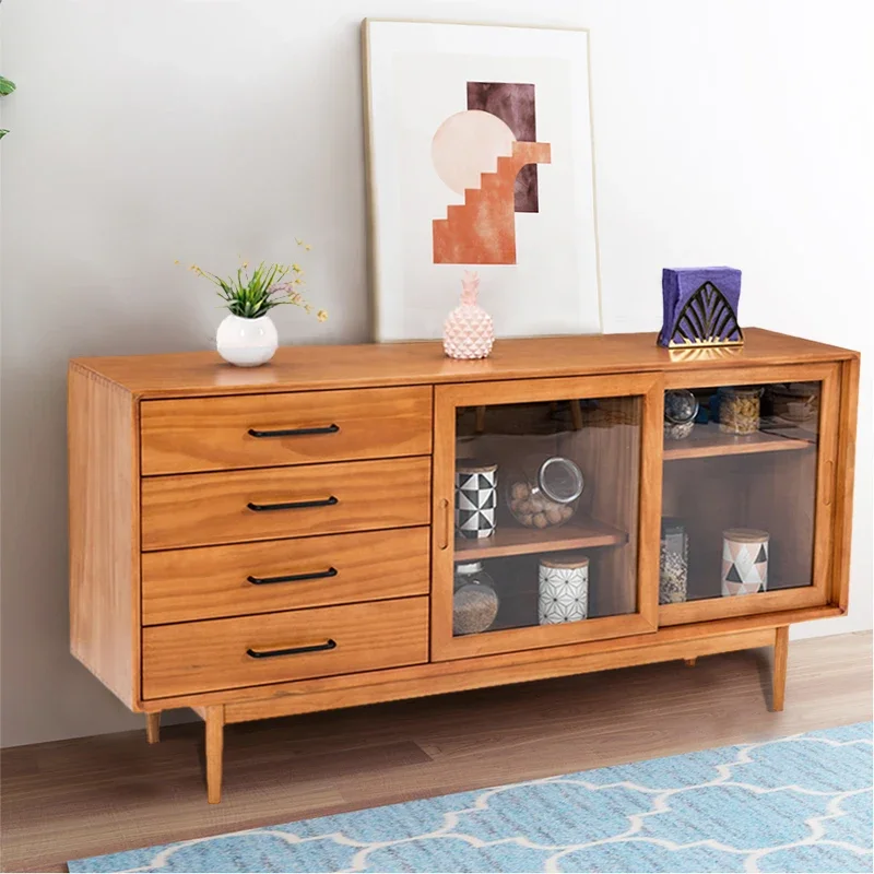 Wood Filing Kitchen Cabinets Modern Storage Nordic Display et Bar Sideboard Closet Luxury Archivadores Dining Room Sets