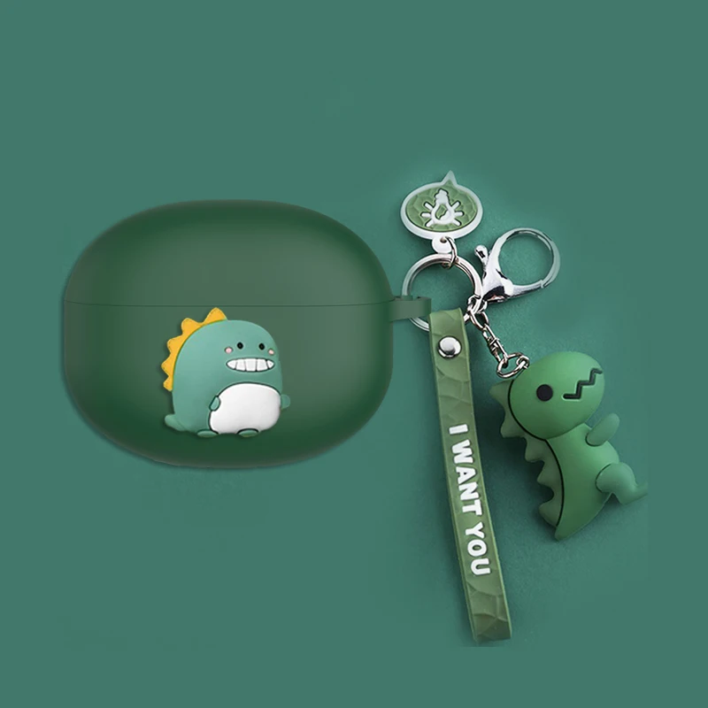 Per Beats Studio Buds + Custodia Cartoon Peach / Avocado/ Cute Animal Silicone Auricolari Bluetooth Cover Beats Studio Buds 2 Case