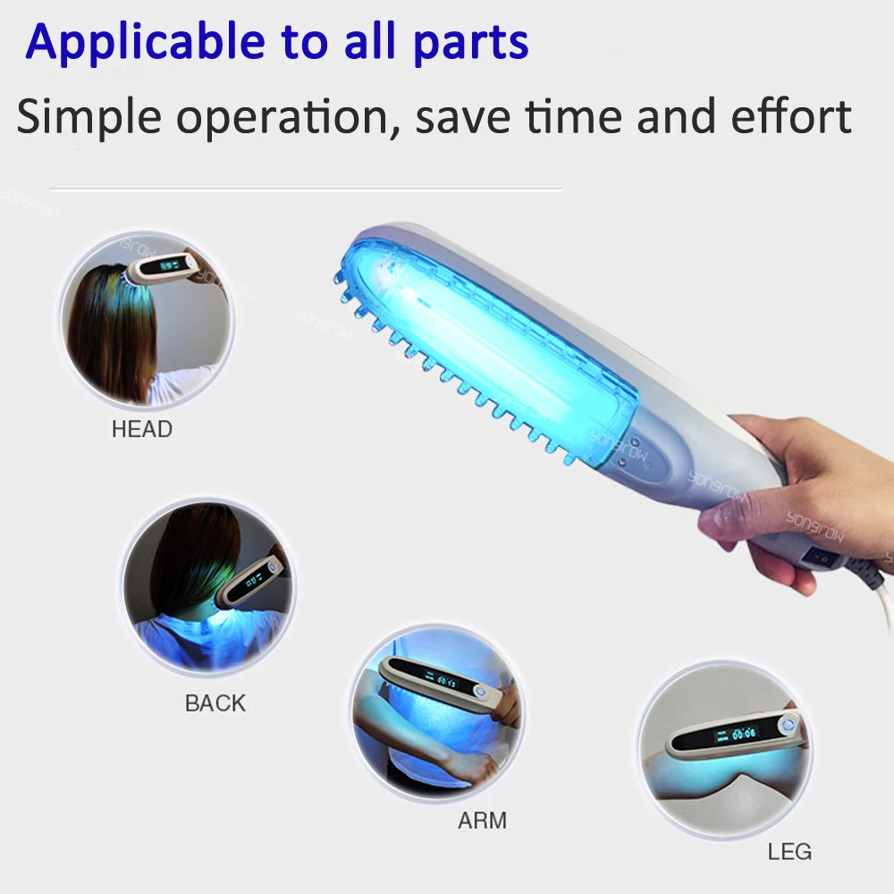 Vitiligo Therapy Device Psoriasis Skin Treatment Light 311nm Narrowband Ultraviolet Phototherapy Instrument UVB Lamp 4