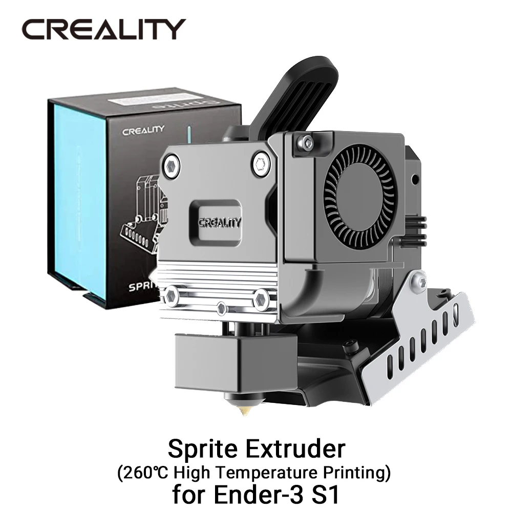 

Экструдер CREALITY Sprite, 260 ℃, аксессуары для высокотемпературного 3D-принтера, передаточное соотношение 3,5: 1, двухступенчатая конструкция для Ender-3 S1/стандарт