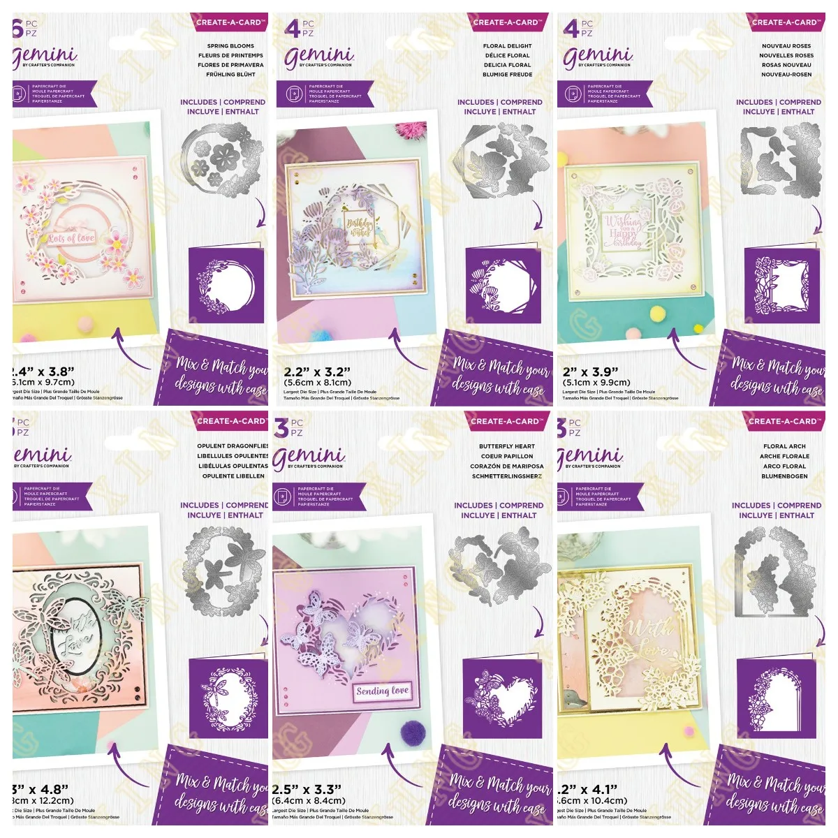 

New Spring Blooms Roses Dragonflies Butterfly Heart Arch Metal Cutting Die Scrapbook Embossed Paper Card Album Craft Template