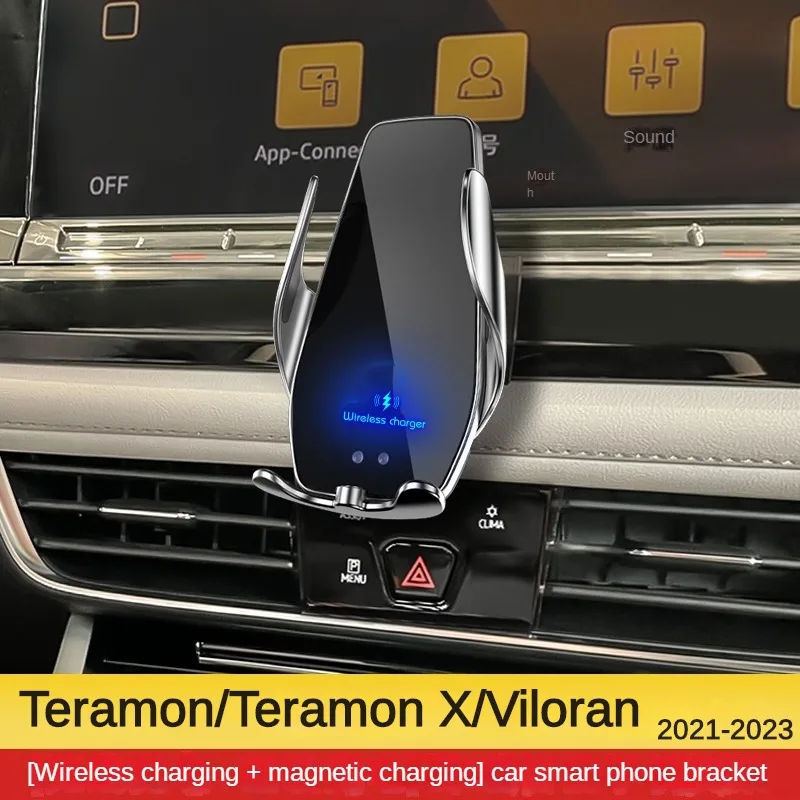 

2021-2023 For Volkswagen Viloran Mobile Phone Holder Wireless Charger Car Mount Bracket GPS Support
