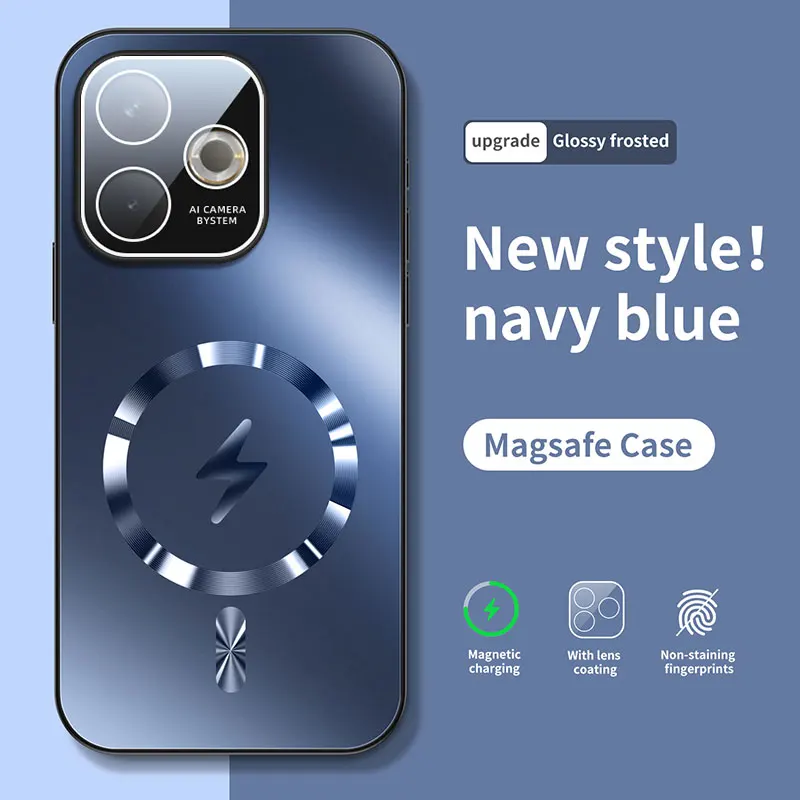 Magnetic Heat Dissipation Matte Protective Case with Adsorption Technology