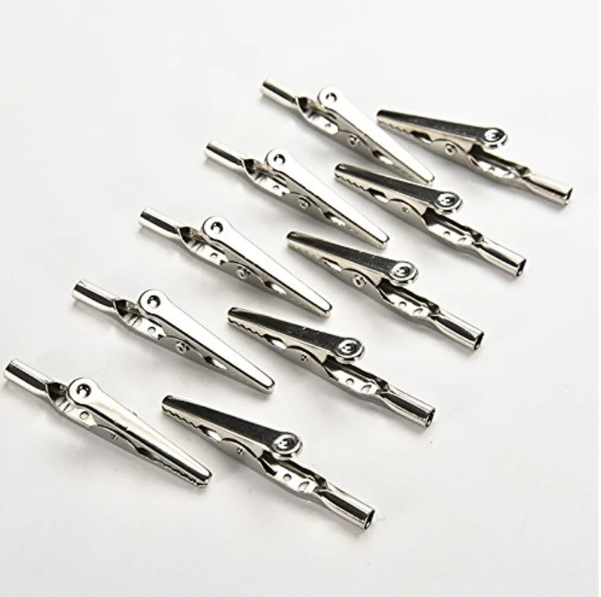 Alligator Clips Electric Test Clamp Test Probes 10PCS/Set