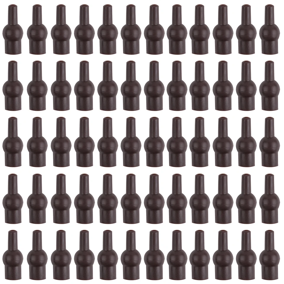 100 Perles Caoutchouc Souple Pour Pêche Carpe - 7 Mm
