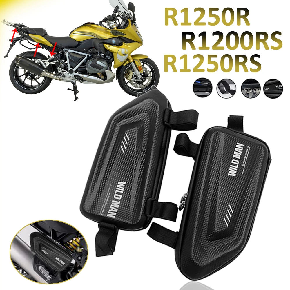 

For R1200GS/LC R1200R R1200RS R1250R R1250RS motorcycle modified side bag waterproof triangle side bag hard shell bag