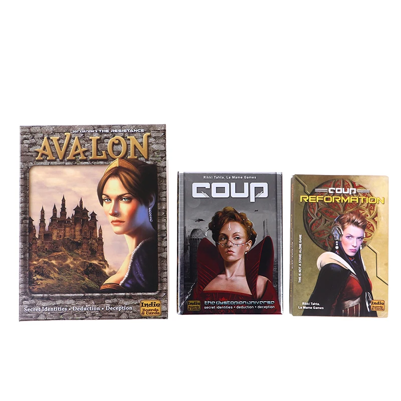 

The Resistance Avalon Board Game Party Family Game Boards Cards coup reformation
