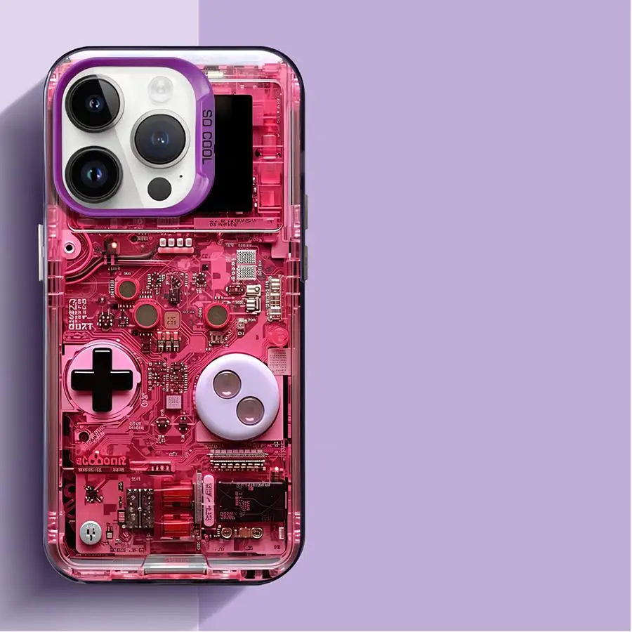 Luxury Retro Gaming Console Design Soft Phone Case Cover