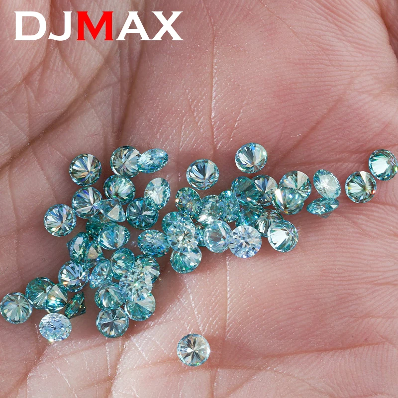 Wholesale 1ct Melee Loose Moissanites Stone Small Size 0.7~3.0mm White Black Green Blue Moissanite Diamonds For DIY Jewelry 4