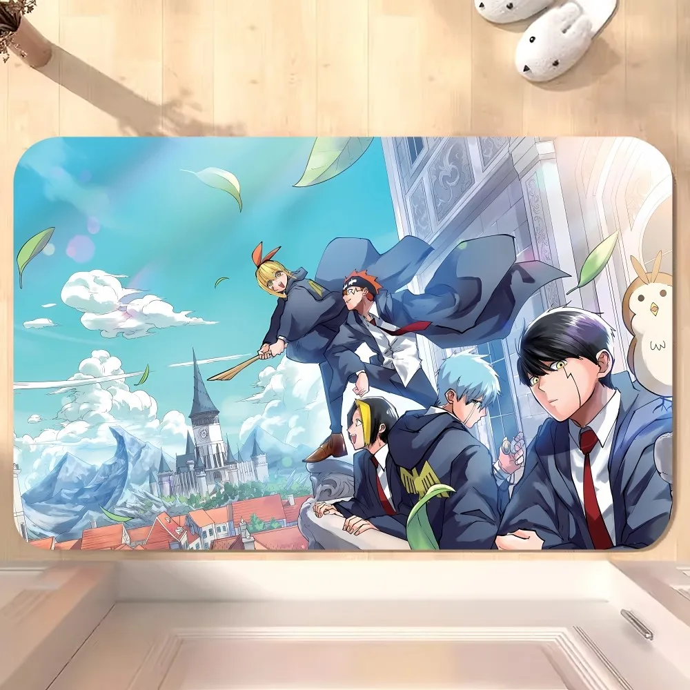 bilibili Anime Mashle Magic and Muscles D Floor Mat Bedroom Kitchen Door Bath House Super Absorbent Foot Non-slip 6