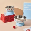 New Cat Bowls Pet Stainless Steel Bowls Cat High Foot Neck Protection Bowls Dog Large Capacity Feeding Device Dog Bowls Pet Bowl 2
