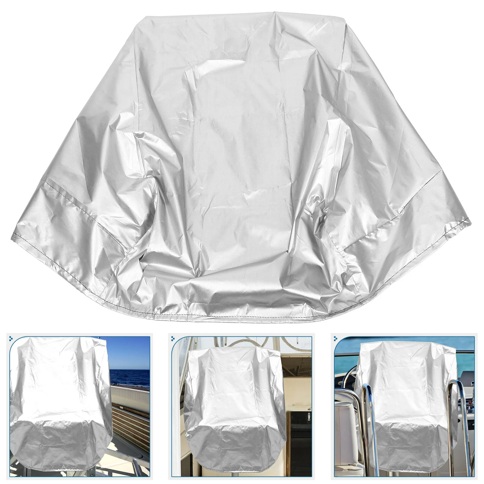 

Boat Seat Cover Waterproof Acessories Marine Rear Covers Folding Polyester (Polyester)