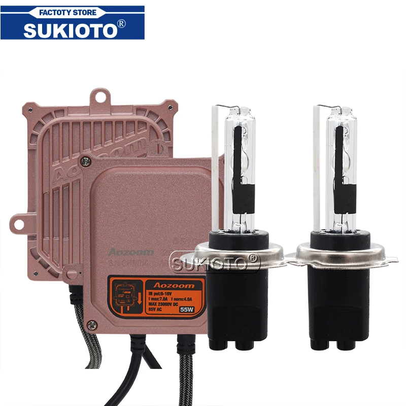 SUKIOTO AC 12V 55W H7CR HID Kit Xenon faro originale Aozoom 55W errore