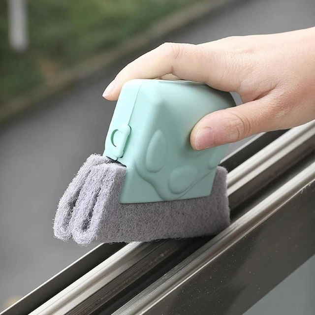 Window Groove Cleaning Cloth Kitchen Cleaning Window Cleaning Brush Windows  Slot Cleaner Brush Clean Window Slot Clean Tool - AliExpress