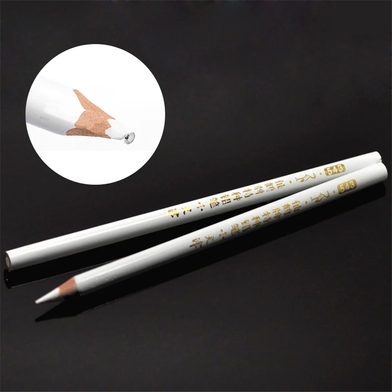 5Pc Rhinestone Picker Pick Up Stones Dotting Pencil White Wax Pen Nail Strass Decoration Picking Tools Nail Crystal Gems Picker nail art tools nail art pen nail art picking tools rhinestone picker pen rhinestone picking tool