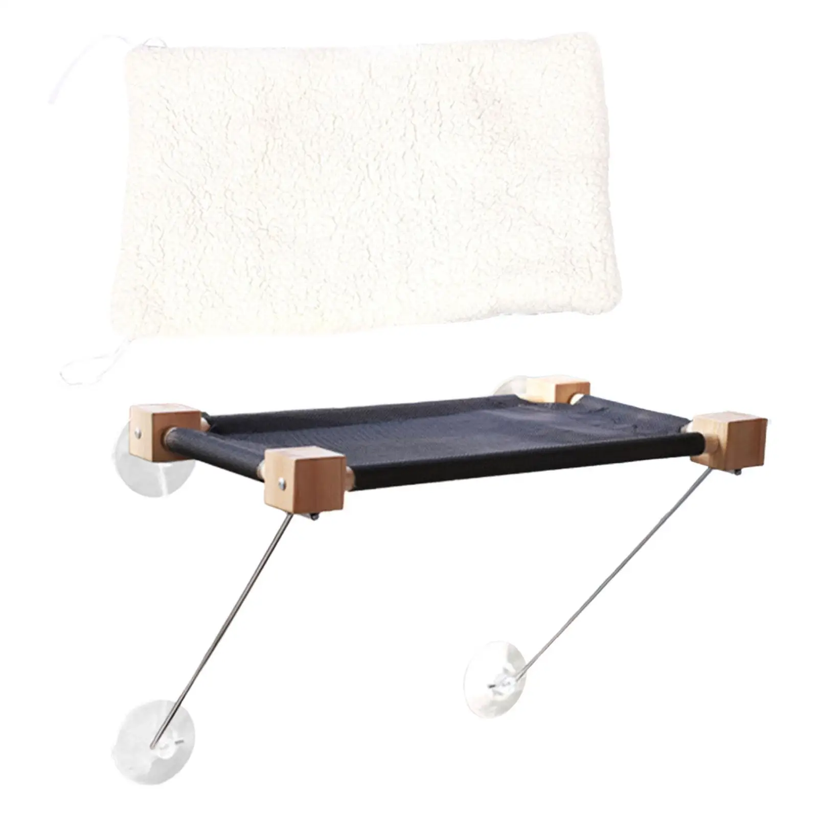

Bed Hammock Durable Washable Lounger Hanging Heavy Duty Sunbathing Bed Pet Resting Shelf Cat Hammock for Kittens Large Cats