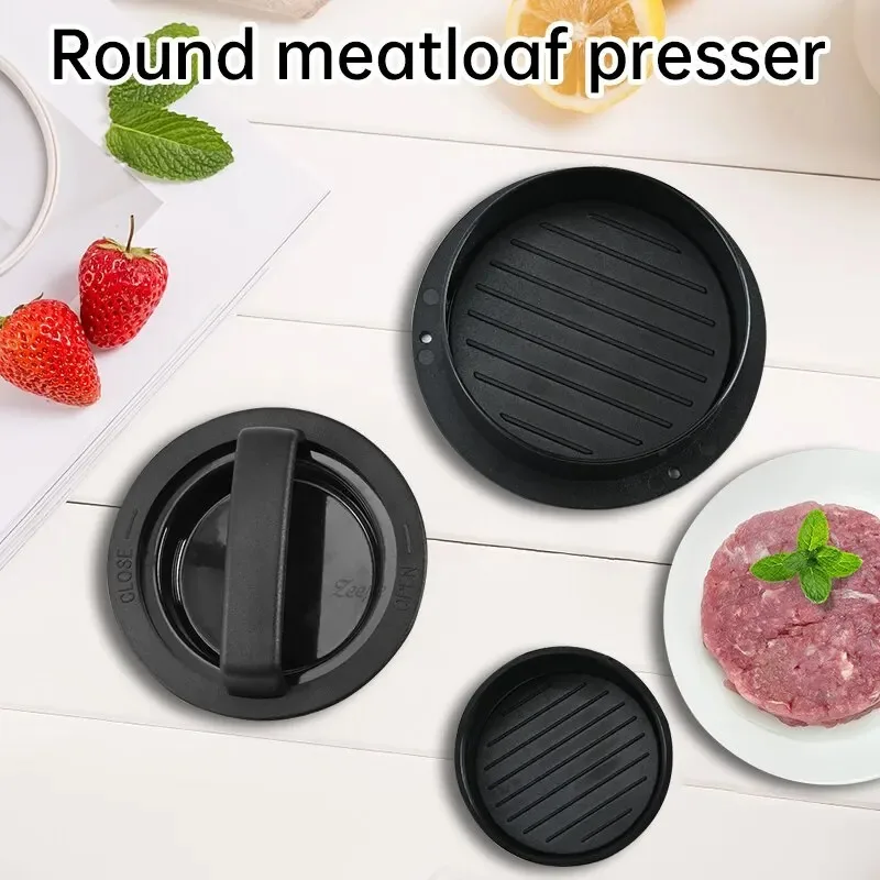 3 in 1 Hamburger Meat Press Maker,Non-Stick Round Shape