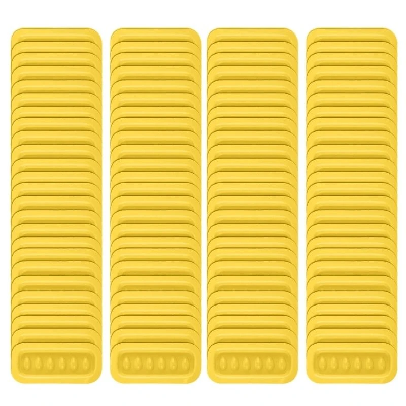 831E 100pcs 속눈썹 접착제 홀더 트레이 실리콘 팔레트 메이크업 아티스트 및 속눈썹 확장 액세서리