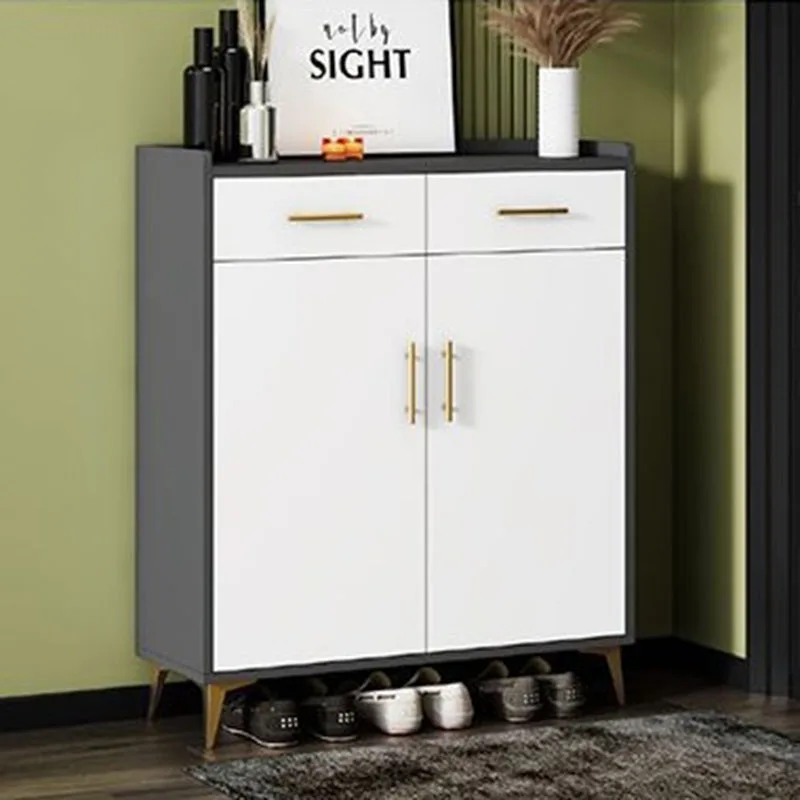 

Storage Drawer Shoe Cabinets Wooden Shoemakers Entrance Shoe Cabinets Dorm Organizers Organisateur Living Room Furniture ZY50XG