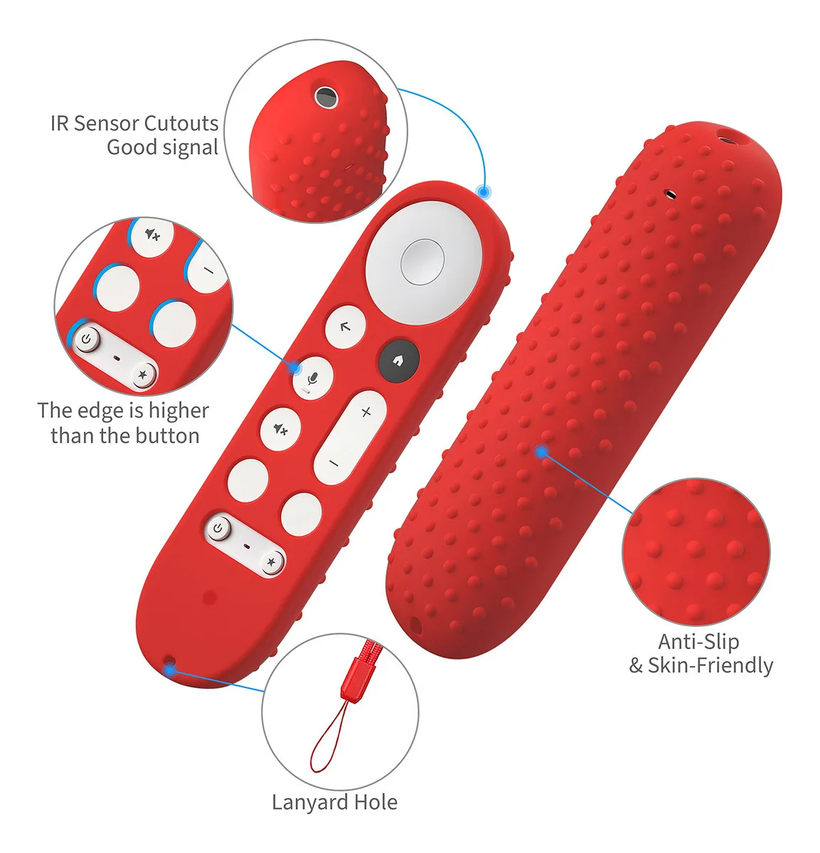 Silicone Remote Cover for Google TV Streaming Device
