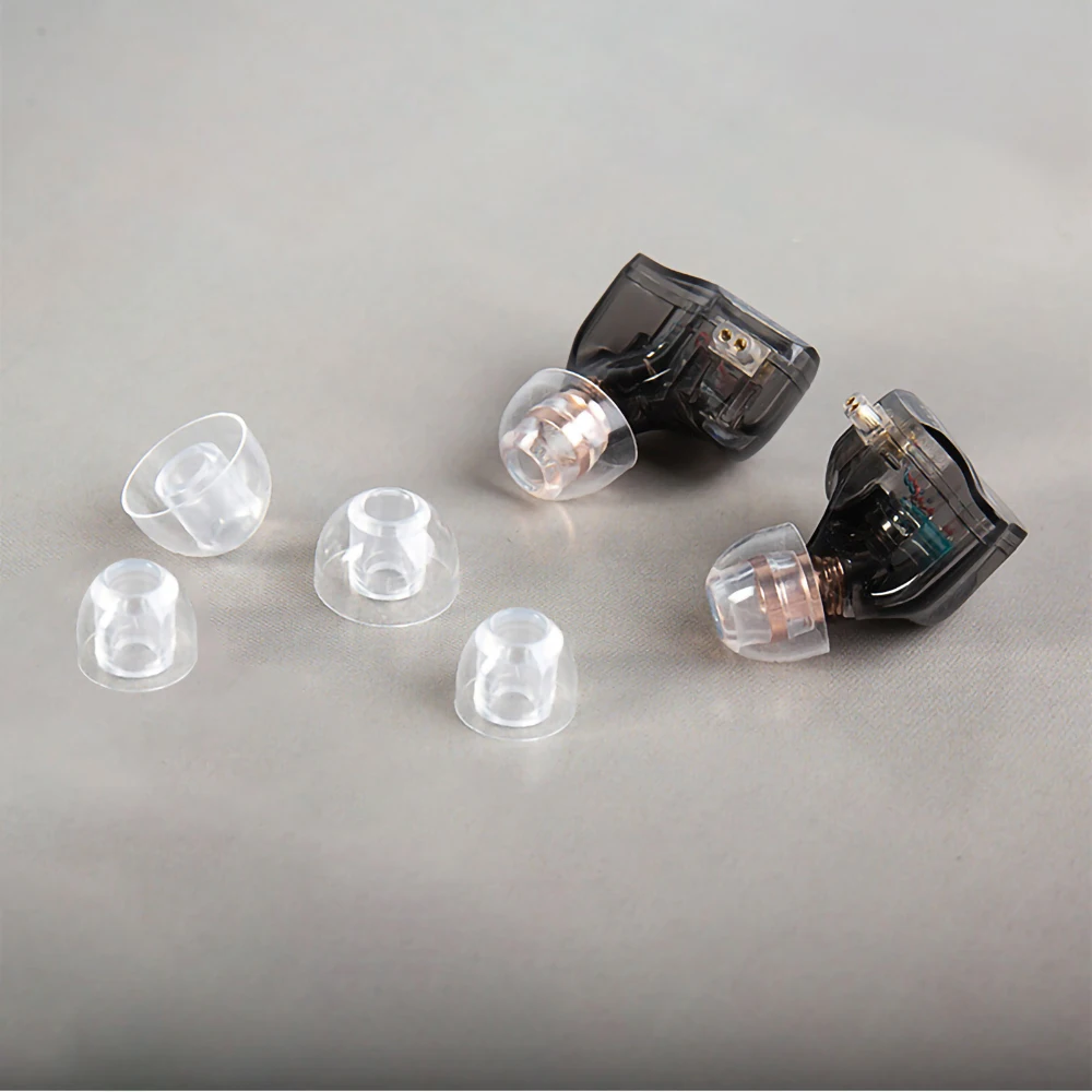 Transparent Liquid Silicone Earbuds Eartips - Noise Isolating, Soft, and Safe Accessory