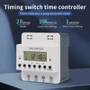 Digital Timer Switch 220V 60A Weekly 7 Days Electronic Programmable Timer by Din Rail Mount for Street Light Timing Switch 2