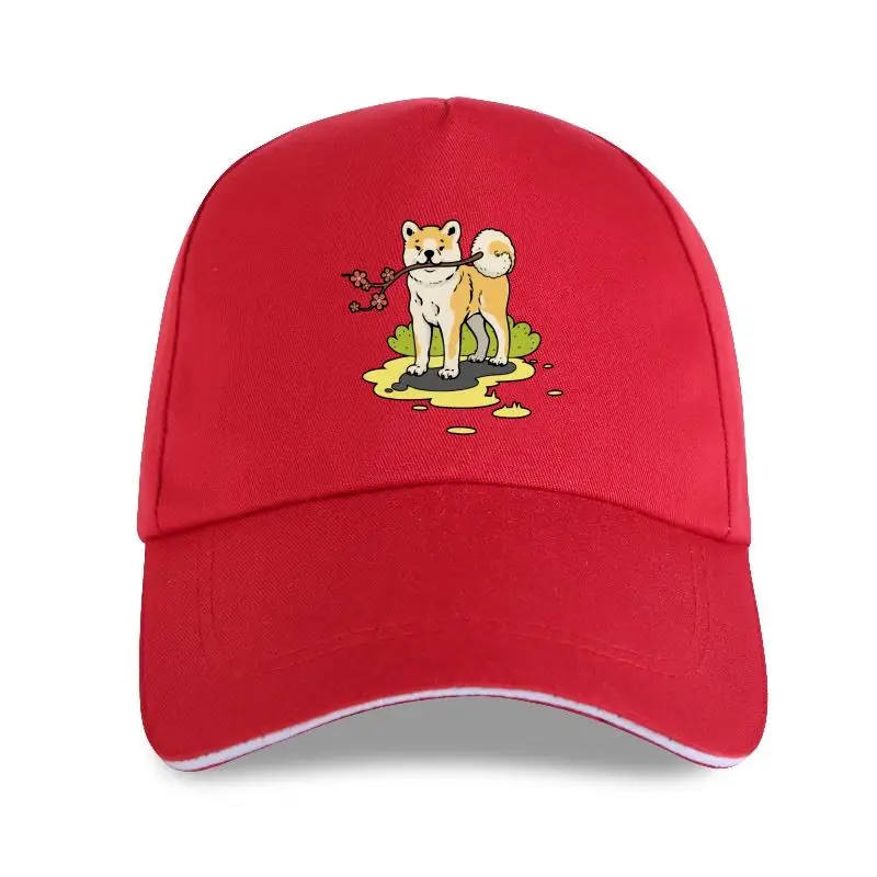 

new cap hat Unique Funny Akita Inu Men Baseball Cap Japanese Doggie Pure Cotton Dog Lover Merch Gift