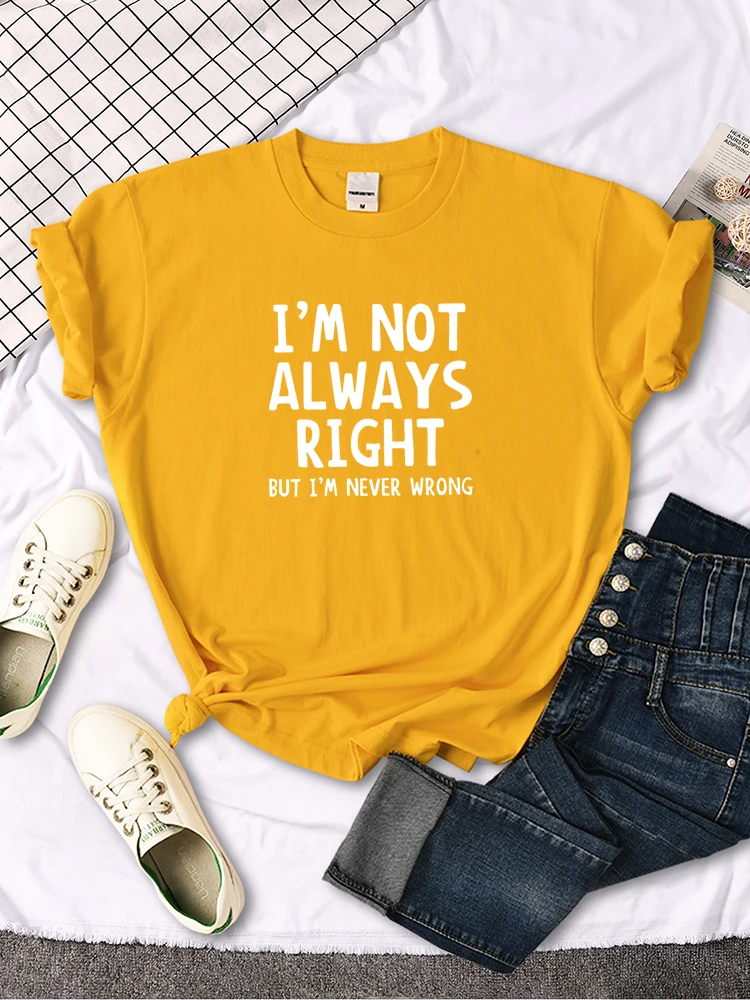 Women's T-Shirt Cool Interesting Letters Printed Tees Female Summer Oversized Tshirt Woman Round Neck Casual Tshirt Tops