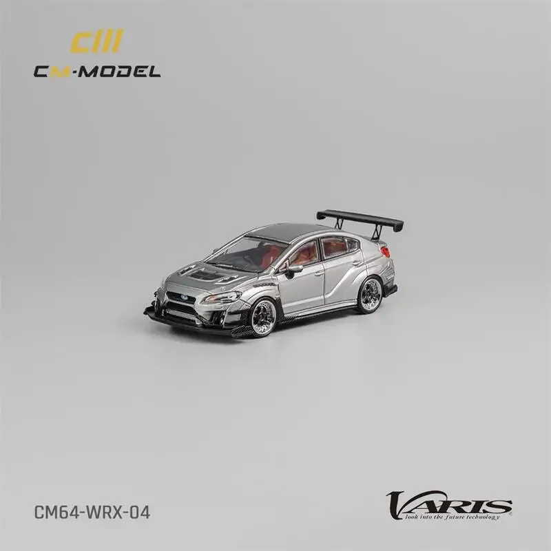 

PreSale CM MODEL 1:64 Varis Widebody 2.0 WRX Silver Die-Cast Car Model Collection Miniature