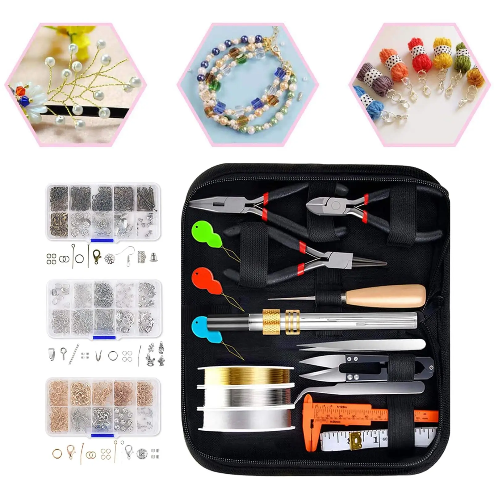 

Jewelry Making Repair with Pliers Soft Brass Jump Jewelry Making Supplies