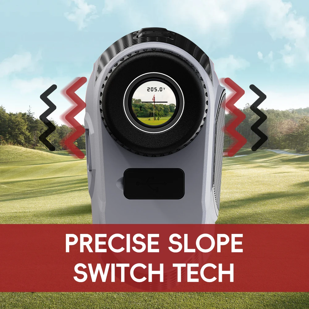 650/1090Yards Laser Range Finder for Golf & Hunting, 6X Magnification Monocular,